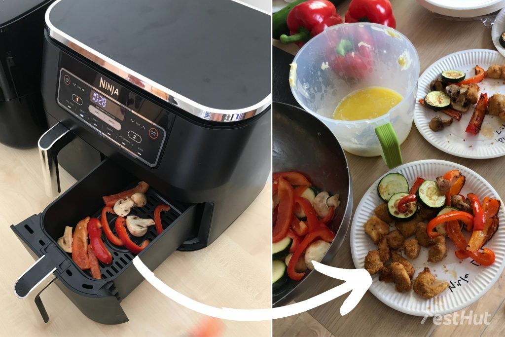 Air Fryer Ninja Foodi Dual Zone cooking