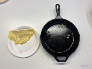 Libertação muito boa no teste de omelete