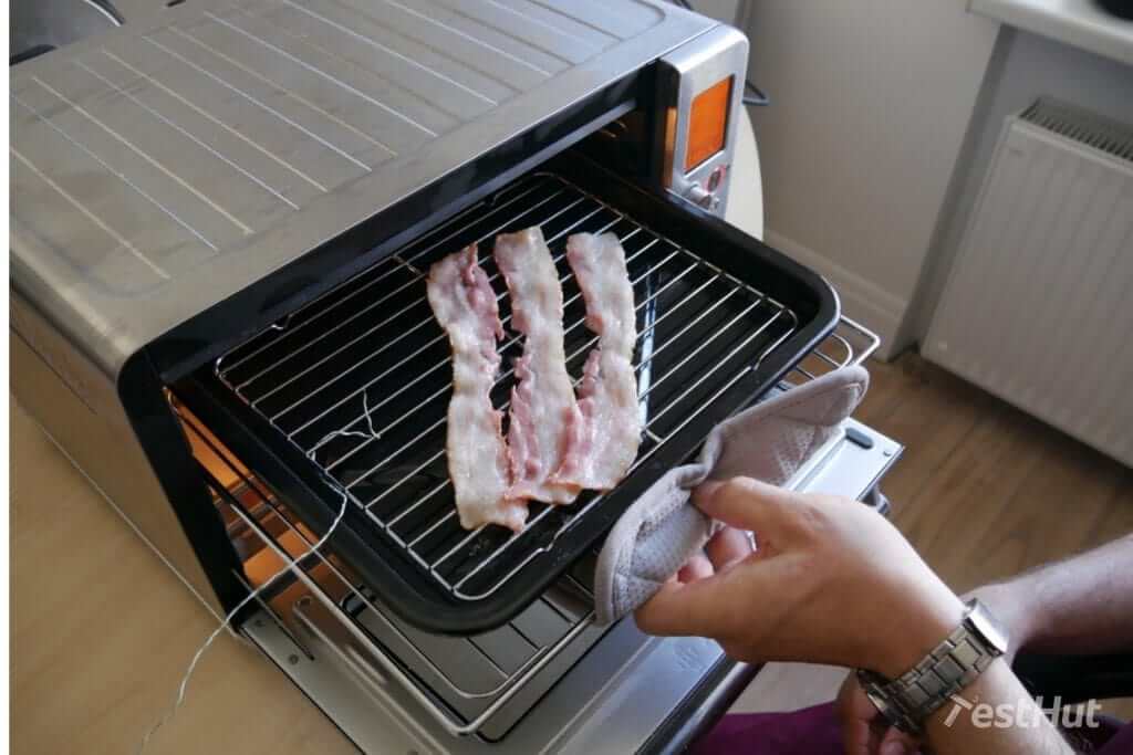 Airfryer TestHut bacontest