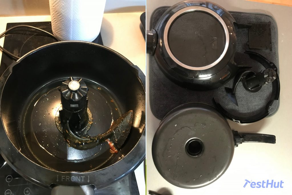 Cleaning Air Fryer before and after