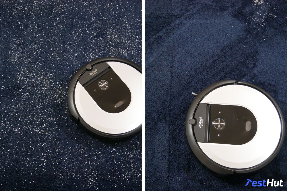 Roomba i7 carpet test
